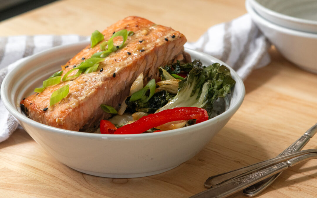 Teriyaki Salmon: easy anti-inflammatory sheet pan meal
